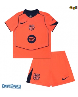 Barcelona Echipament de Fotbal Replică 2025-26 Copii Treilea (+ Șorturi)